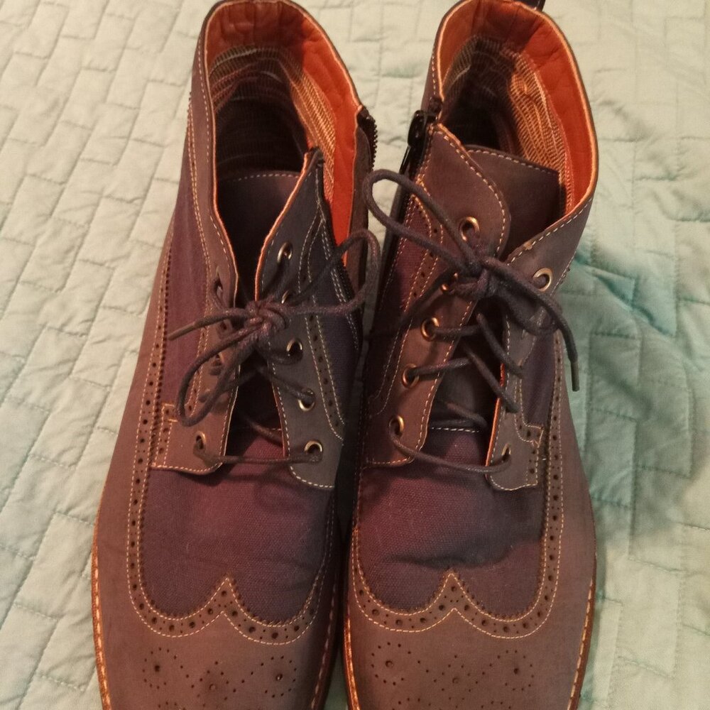 Mens Ferro Aldo Mens Boots Sz.13 Denim Blue